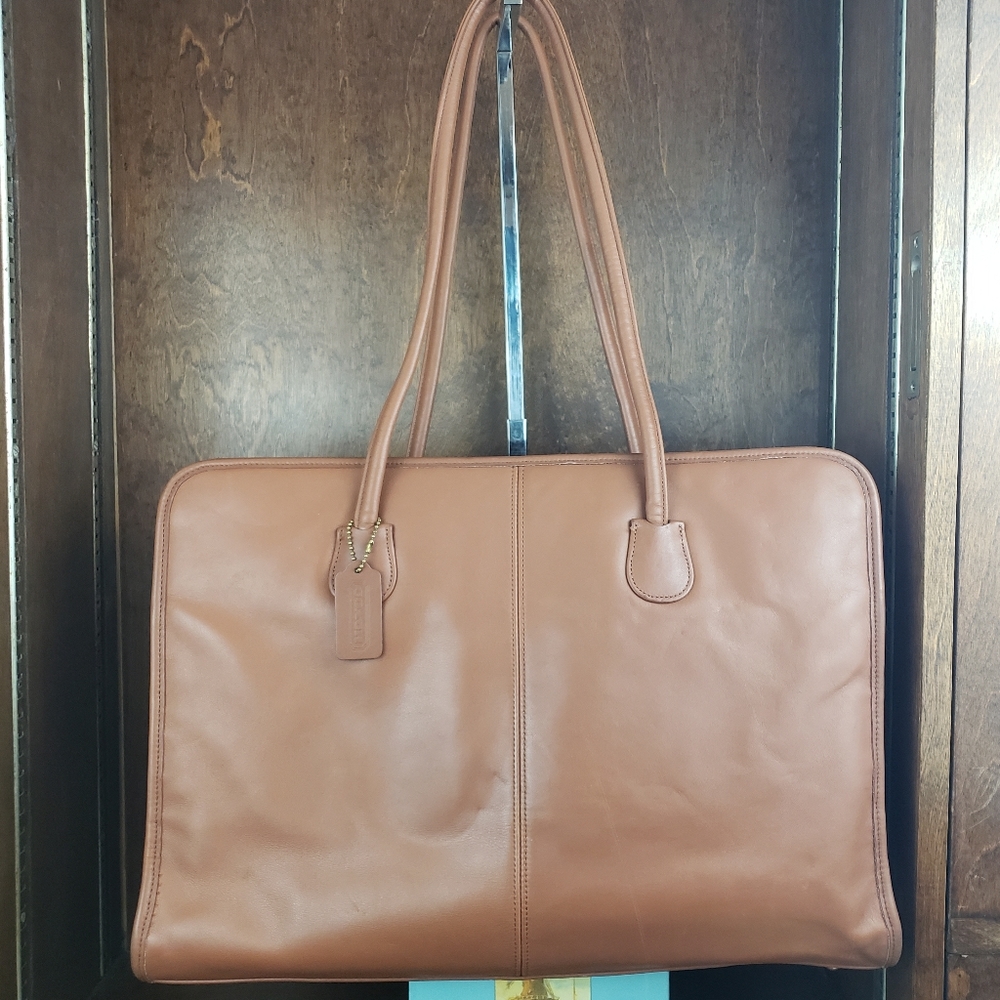 Vintage Coach legal tote